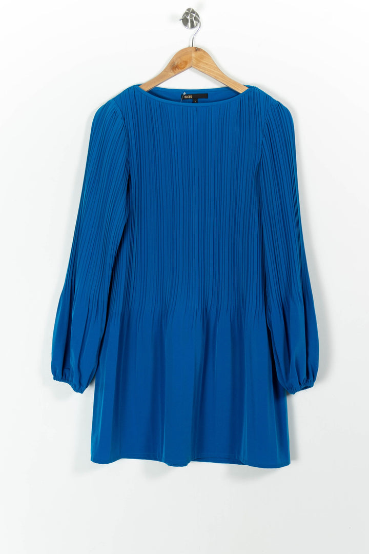 Robe Plissée Bleue - Taille M/38 de la marque Maje | PARAD99295 - Vendu par Paradigme - Image 2