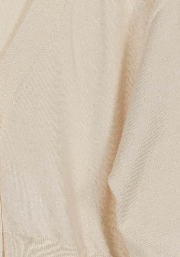 Cardigan Beige - Taille XS/34 de la marque La Fée Maraboutée | PARAD99296 - Vendu par Paradigme - Image 3