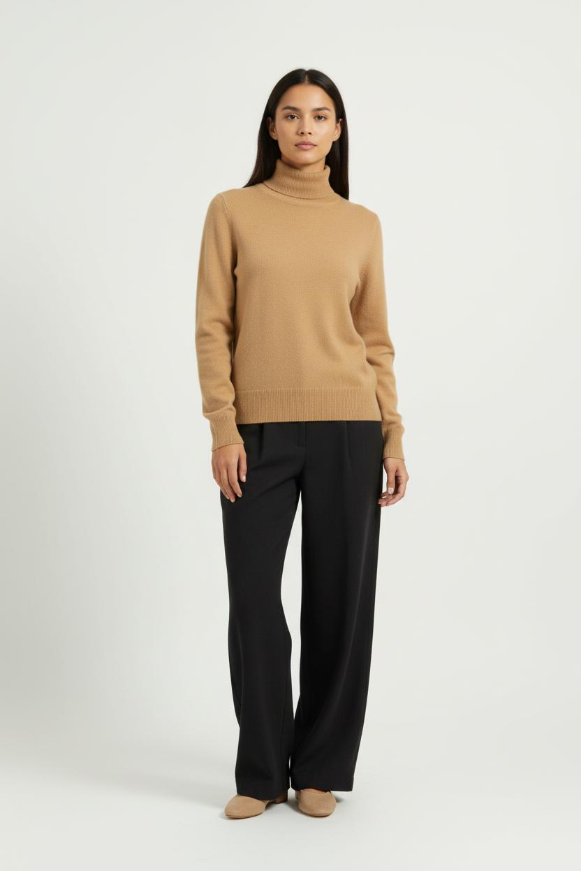 Pull Col Roulé Marron - Taille M/38 de la marque Kookai | PARAD99297 - Vendu par Paradigme - Image 1