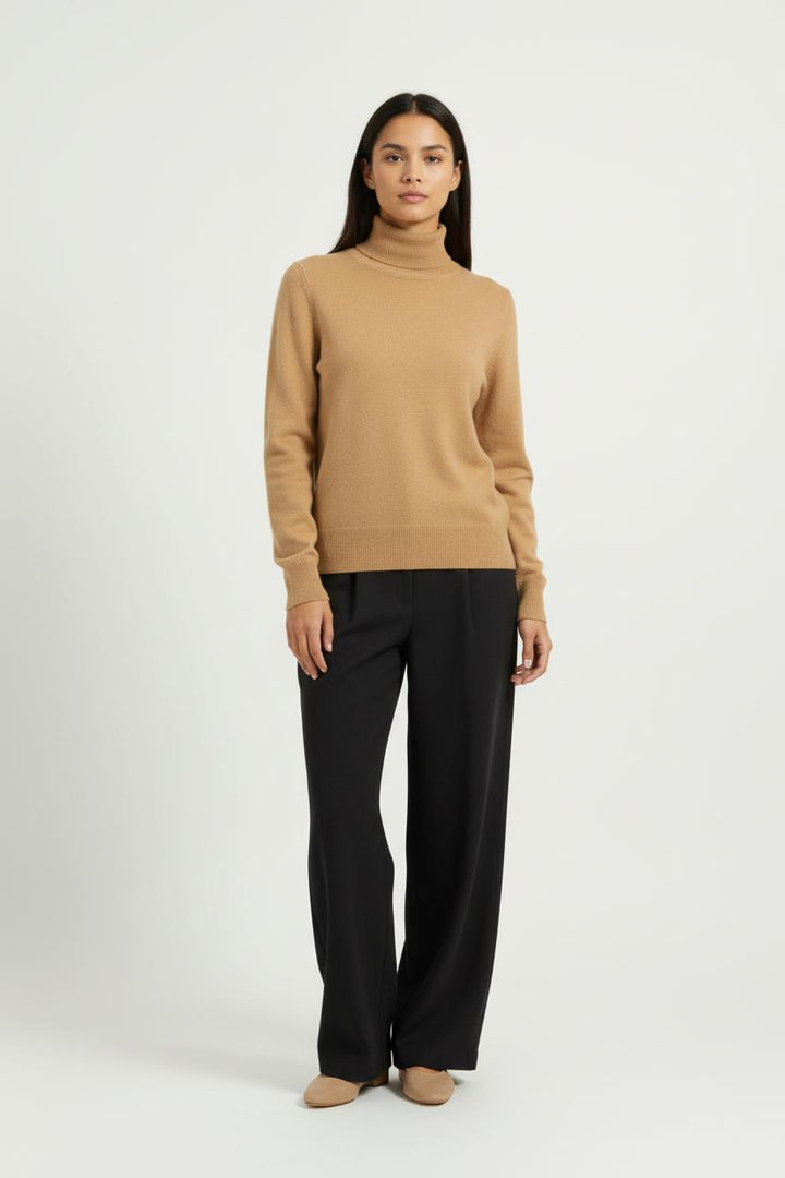 Pull Col Roulé Marron - Taille M/38 de la marque Kookai | PARAD99297 - Vendu par Paradigme - Image 1