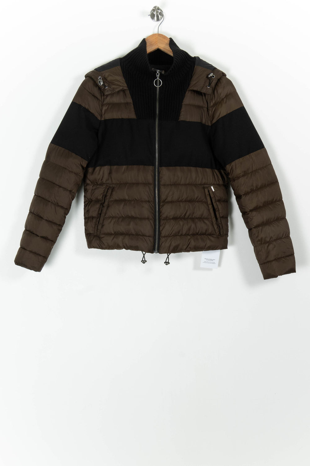 Doudoune Marron et Noire - Taille S/36 de la marque IKKS | PARAD99300 - Vendu par Paradigme - Image 2