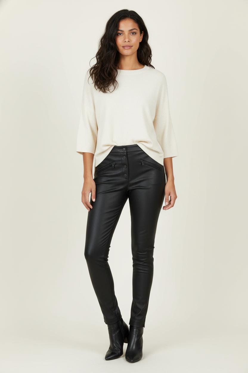 Pantalon Noir - Taille M/38 de la marque IKKS | PARAD99301 - Vendu par Paradigme - Image 1