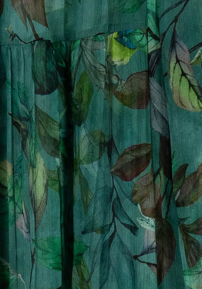Blouse Verte et Marron - Taille L/40 de la marque I.Code | PARAD99302 - Vendu par Paradigme - Image 3