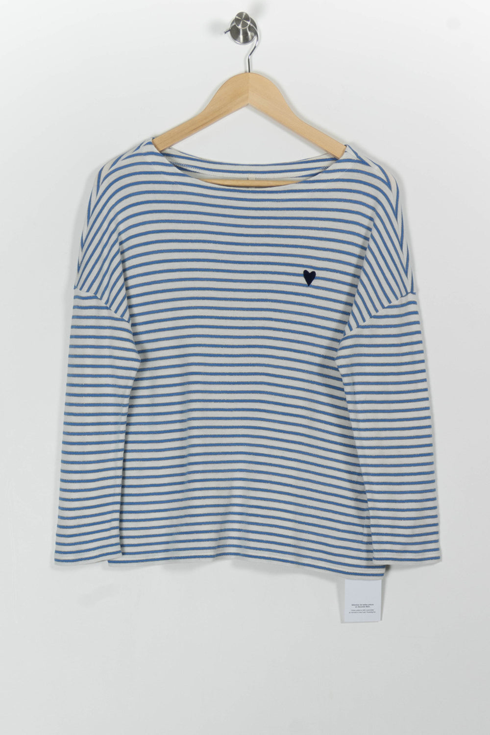 Marinière Bleue et Blanche - Taille L/40 de la marque I.Code | PARAD99305 - Vendu par Paradigme - Image 2