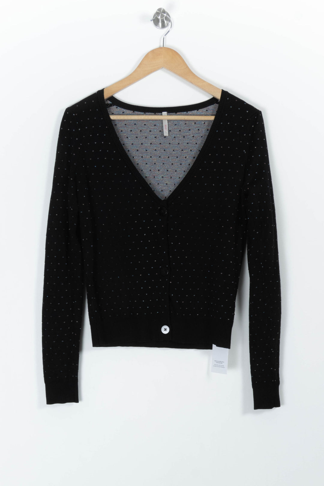 Cardigan Noir - Taille S/36 de la marque I.Code | PARAD99306 - Vendu par Paradigme - Image 2