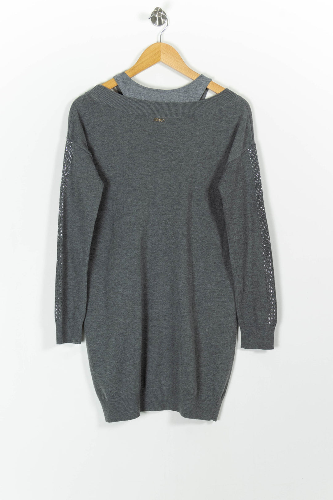 Robe Pull Grise - Taille S/36 de la marque Liu Jo | PARAD99309 - Vendu par Paradigme - Image 4