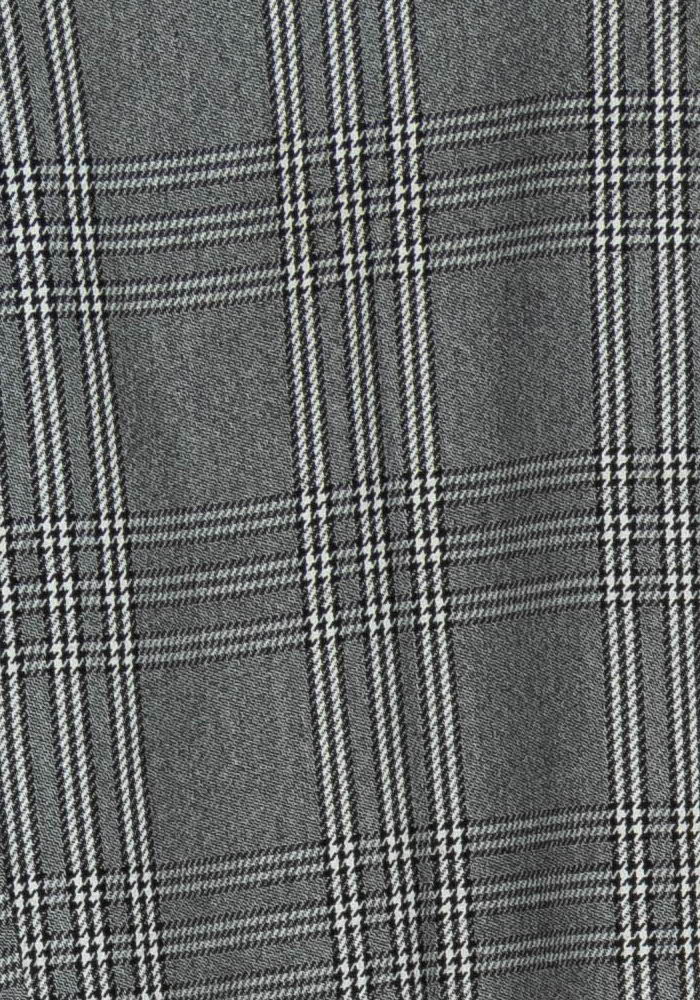 Pantalon À Carreaux Gris - Taille L/40 de la marque Maje | PARAD99321 - Vendu par Paradigme - Image 3