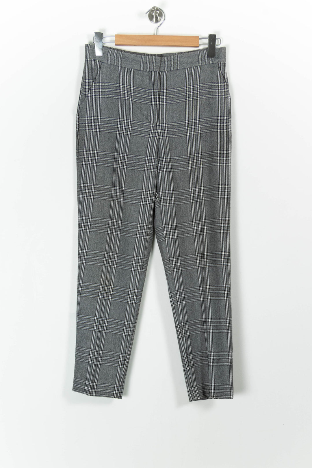 Pantalon À Carreaux Gris - Taille L/40 de la marque Maje | PARAD99321 - Vendu par Paradigme - Image 2