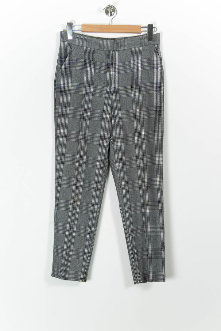 Pantalon À Carreaux Gris - Taille L/40 de la marque Maje | PARAD99321 - Vendu par Paradigme - Image 2