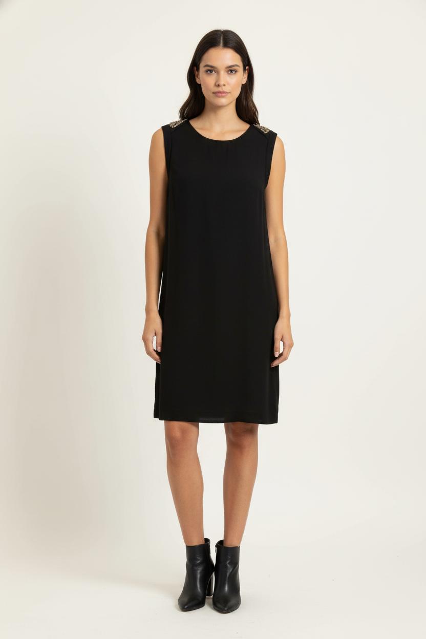 Robe Noire - Taille S/36 de la marque Sandro | PARAD99333 - Vendu par Paradigme - Image 1