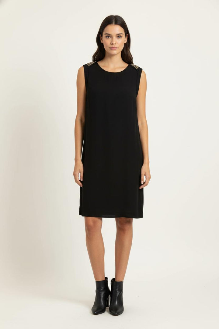 Robe Noire - Taille S/36 de la marque Sandro | PARAD99333 - Vendu par Paradigme - Image 1