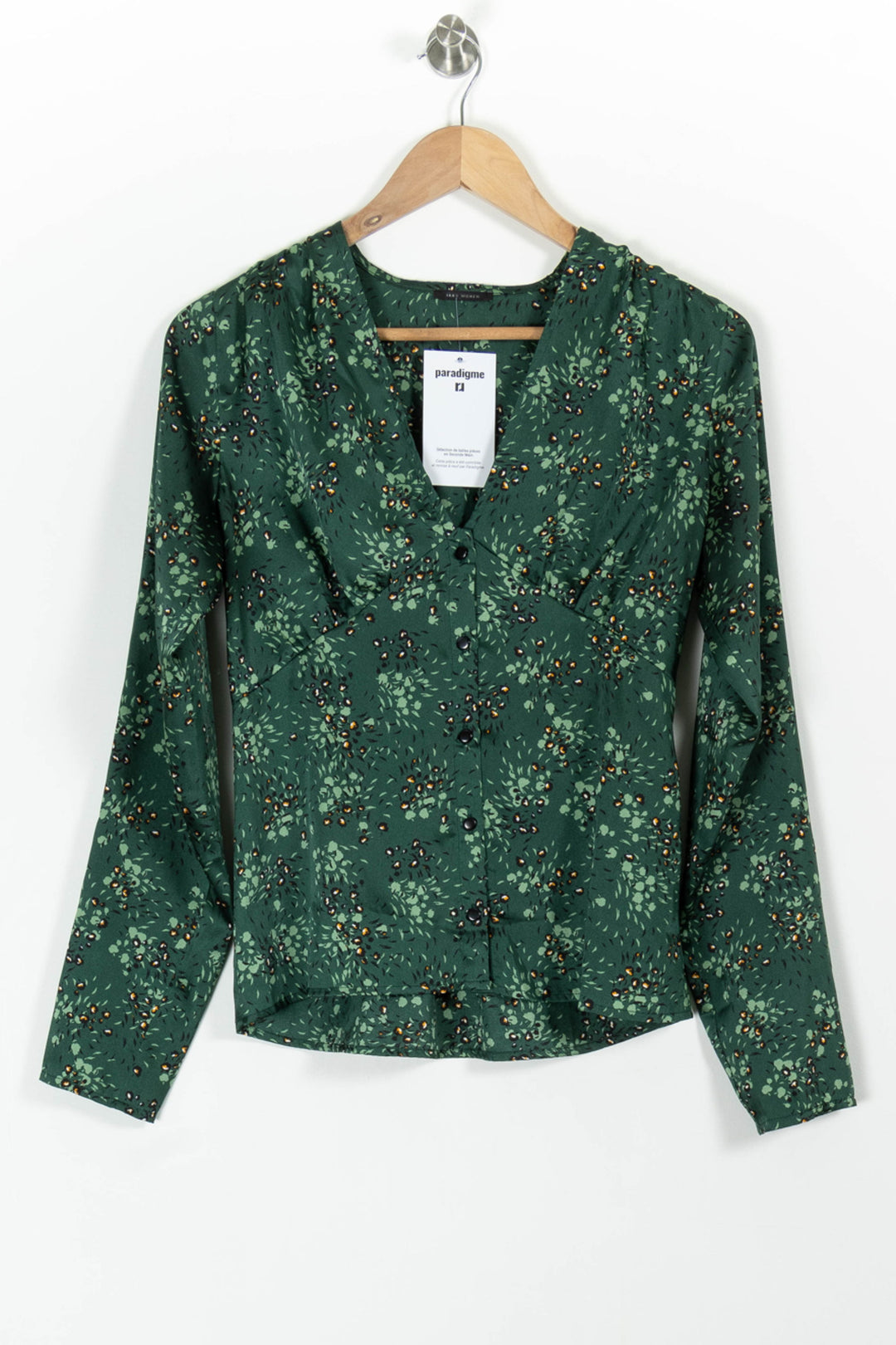 Blouse Verte - Taille S/36 de la marque IKKS | PARAD99334 - Vendu par Paradigme - Image 2