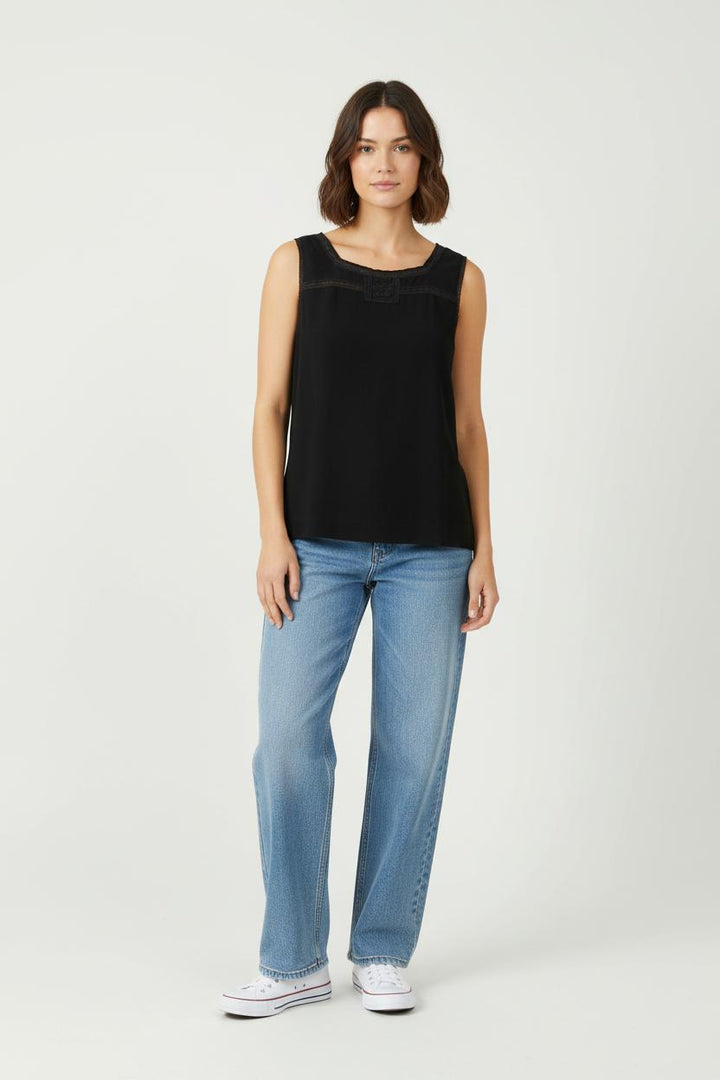 Débardeur Noir - Taille S/36 de la marque Des petits hauts | PARAD99339 - Vendu par Paradigme - Image 1