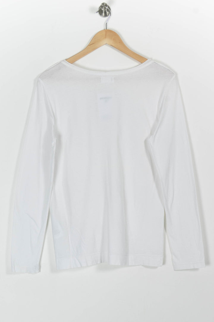 Tee-shirt Manches Longues Blanc - Taille S/36 de la marque Des petits hauts | PARAD99340 - Vendu par Paradigme - Image 4