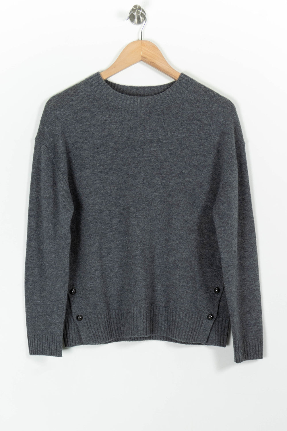 Pull Gris - Taille XS/34 de la marque Des petits hauts | PARAD99341 - Vendu par Paradigme - Image 2