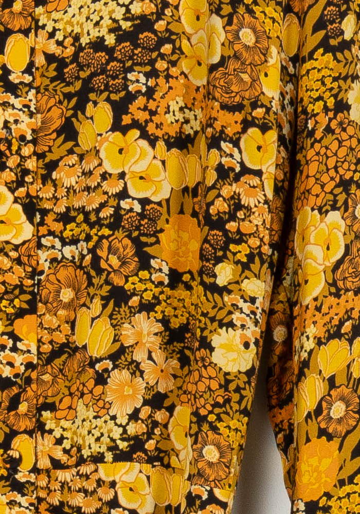 Robe Longue Jaune et Marron - Taille M/38 de la marque Tara Jarmon | PARAD99348 - Vendu par Paradigme - Image 3