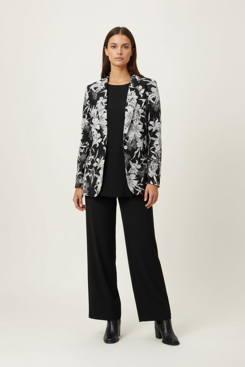 Blazer Noir et Blanc - Taille L/40 de la marque IKKS | PARAD99349 - Vendu par Paradigme - Image 1