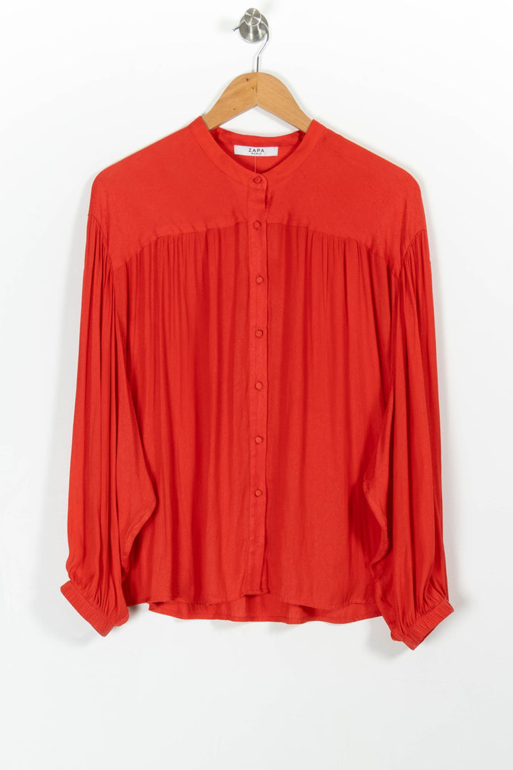 Blouse Orange - Taille L/40 de la marque ZAPA | PARAD99355 - Vendu par Paradigme - Image 2