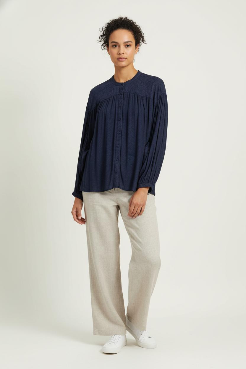 Blouse Bleue - Taille L/40 de la marque ZAPA | PARAD99356 - Vendu par Paradigme - Image 1