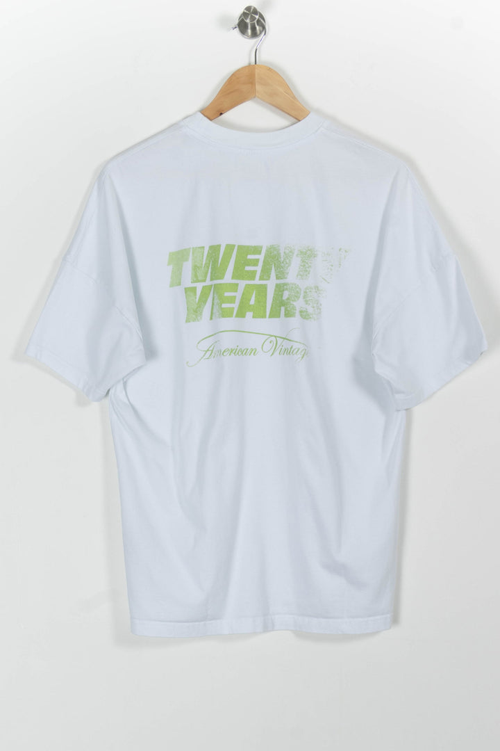 Tee-shirt Blanc - Taille S/36 de la marque American Vintage | PARAD99360 - Vendu par Paradigme - Image 4