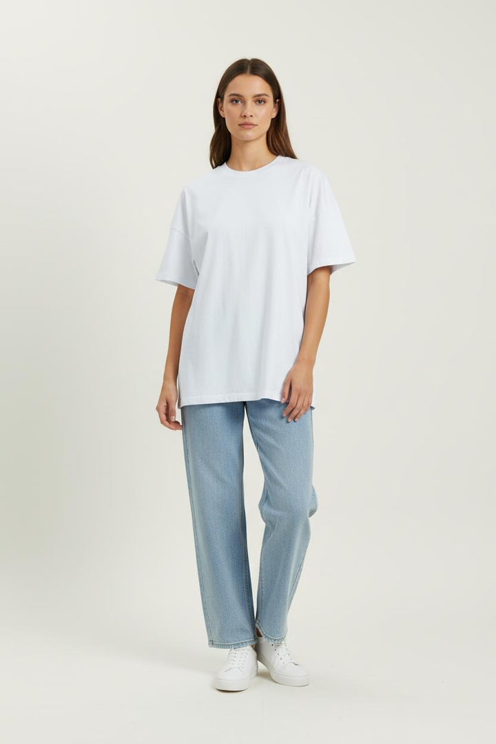 Tee-shirt Blanc - Taille S/36 de la marque American Vintage | PARAD99360 - Vendu par Paradigme - Image 1