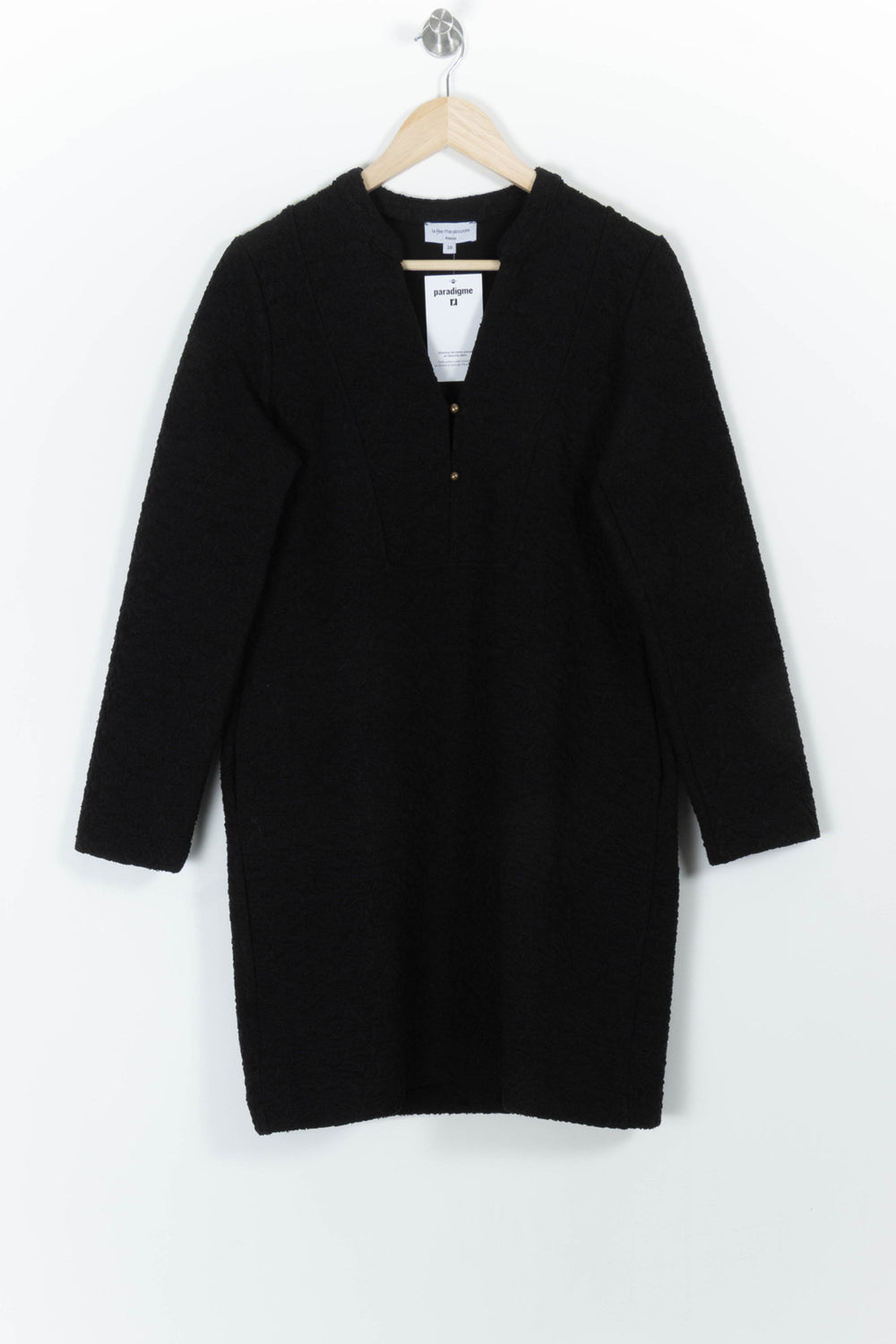 Robe Noire - Taille M/38 de la marque La Fée Maraboutée | PARAD99361 - Vendu par Paradigme - Image 2