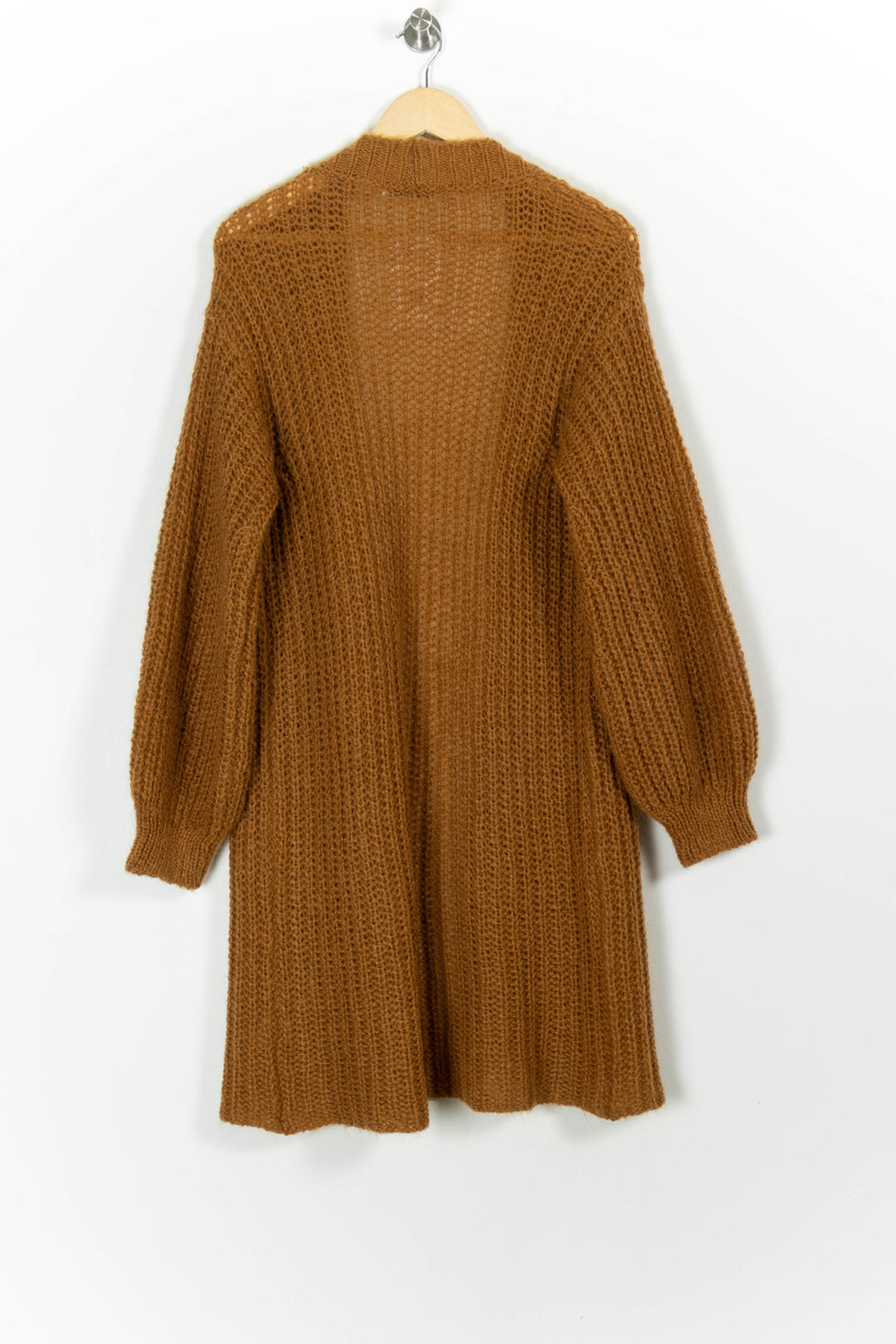 Cardigan Marron - Taille S/36 de la marque La Fée Maraboutée | PARAD99364 - Vendu par Paradigme - Image 4