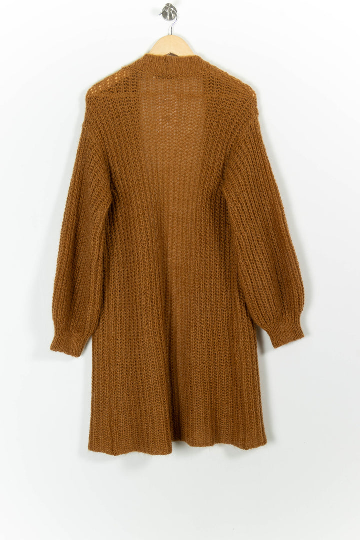 Cardigan Marron - Taille S/36 de la marque La Fée Maraboutée | PARAD99364 - Vendu par Paradigme - Image 4