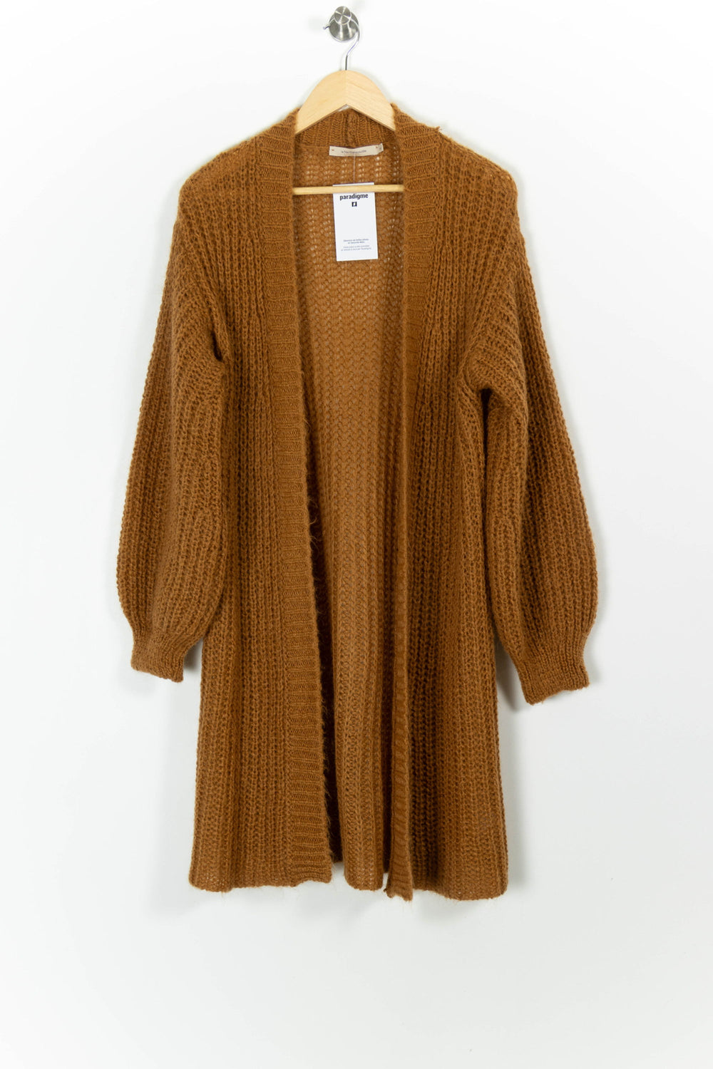 Cardigan Marron - Taille S/36 de la marque La Fée Maraboutée | PARAD99364 - Vendu par Paradigme - Image 2