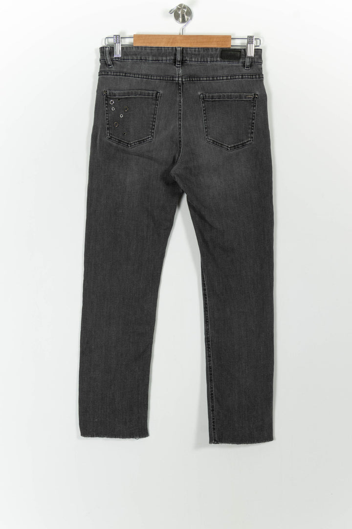 Jean Gris - Taille M/38 de la marque IKKS | PARAD99365 - Vendu par Paradigme - Image 4