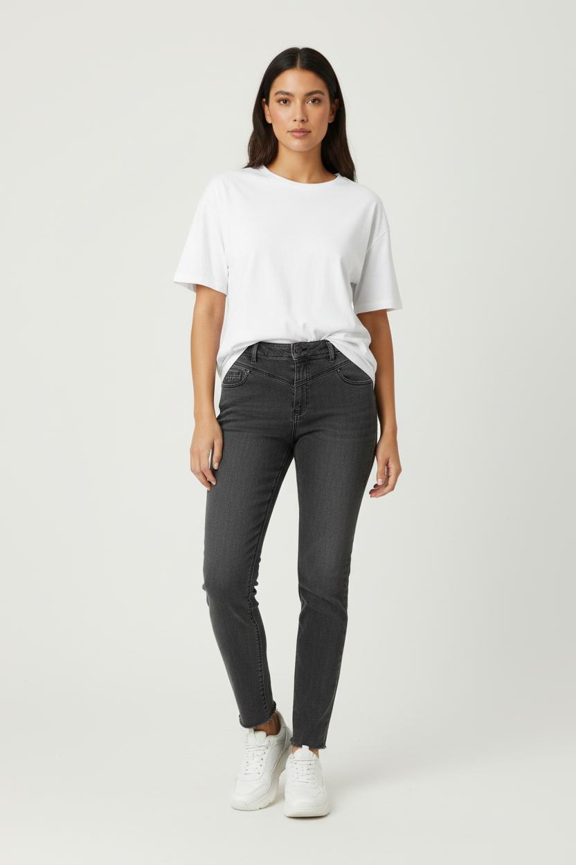 Jean Gris - Taille M/38 de la marque IKKS | PARAD99365 - Vendu par Paradigme - Image 1
