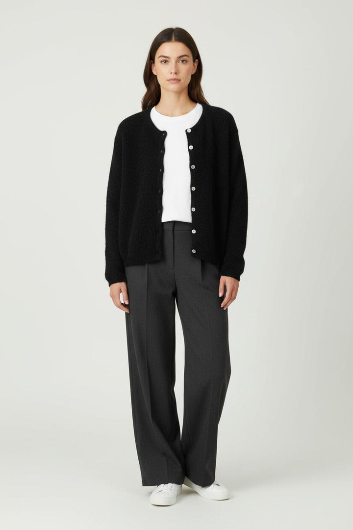 Cardigan Noir - Taille M/38 de la marque American Vintage | PARAD99366 - Vendu par Paradigme - Image 1