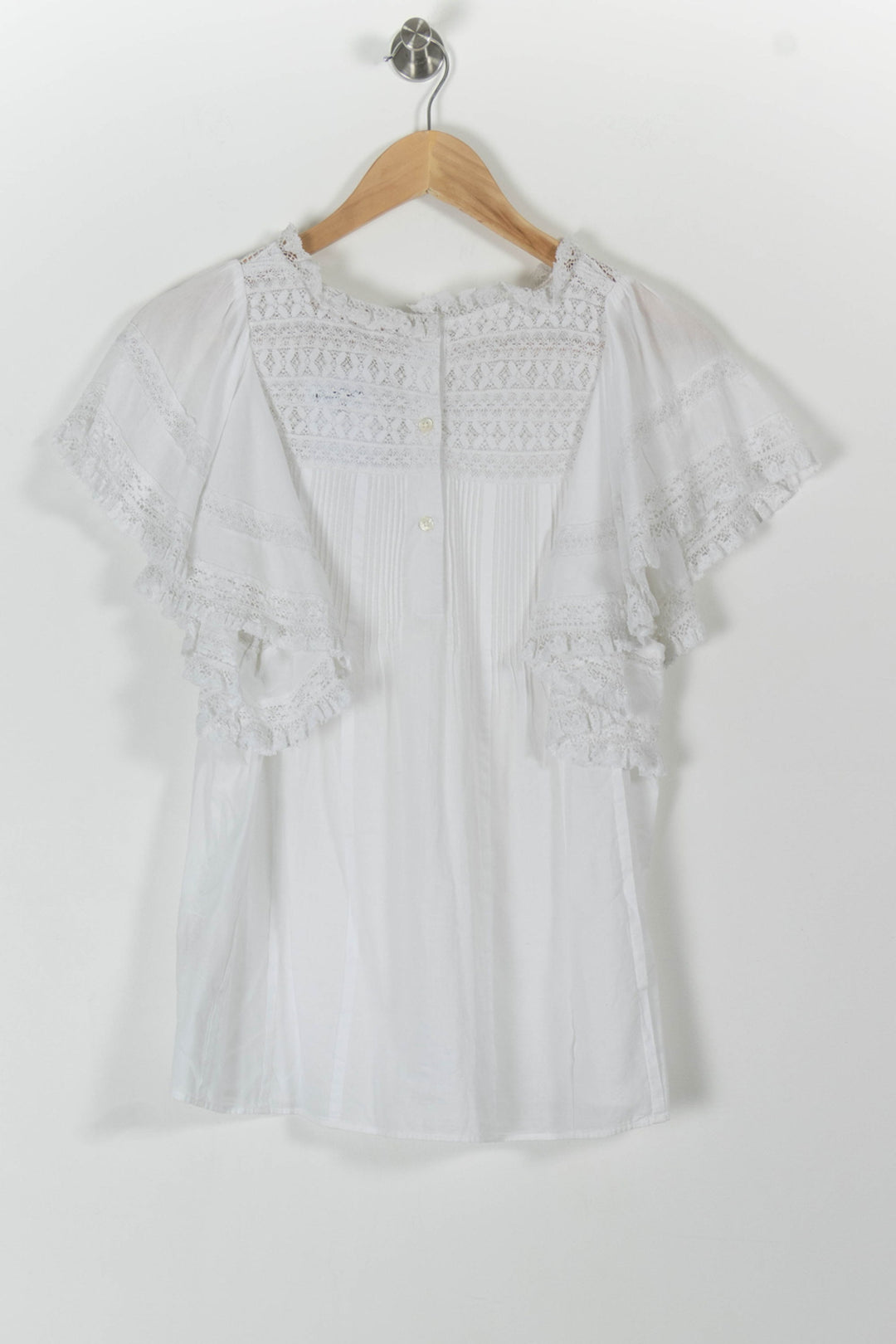 Blouse Blanche - Taille L/40 de la marque Vanessa Bruno | PARAD99367 - Vendu par Paradigme - Image 4