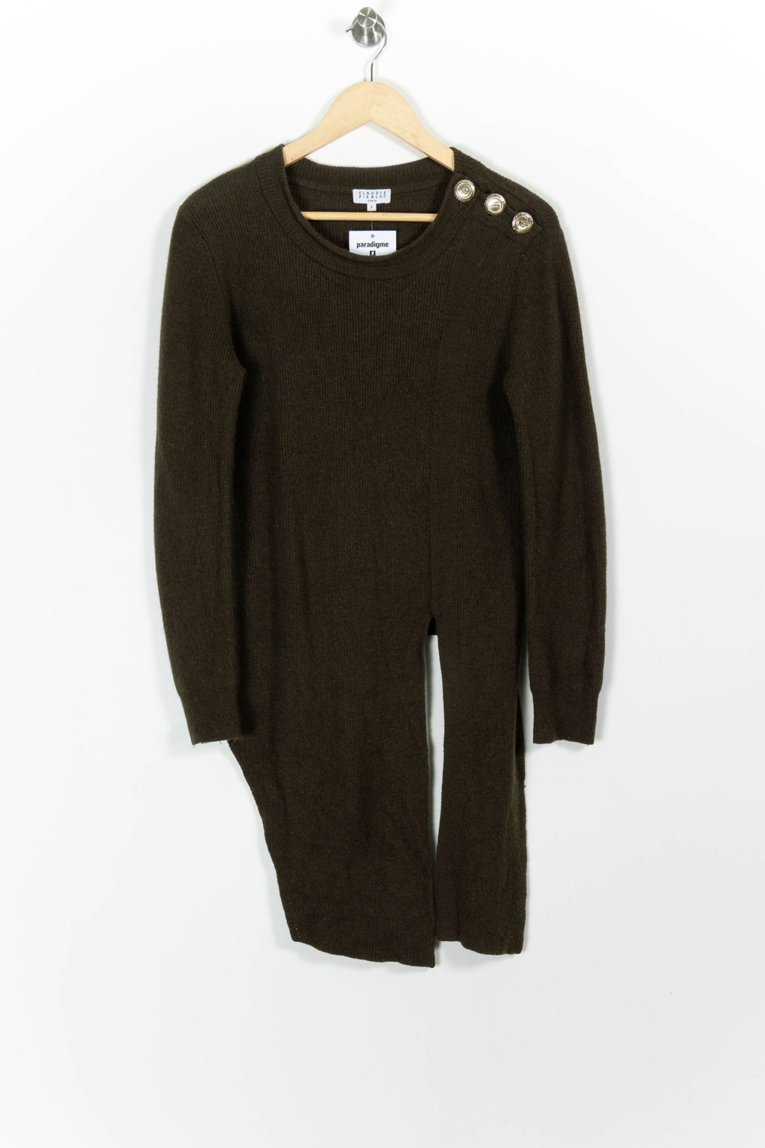 Pull Vert - Taille M/38 de la marque Claudie Pierlot | PARAD99368 - Vendu par Paradigme - Image 2