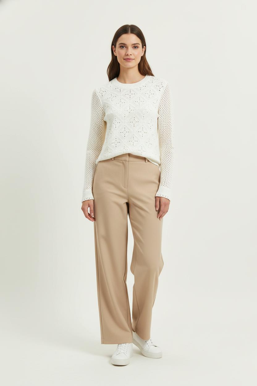 Pull Blanc - Taille M/38 de la marque Claudie Pierlot | PARAD99372 - Vendu par Paradigme - Image 1