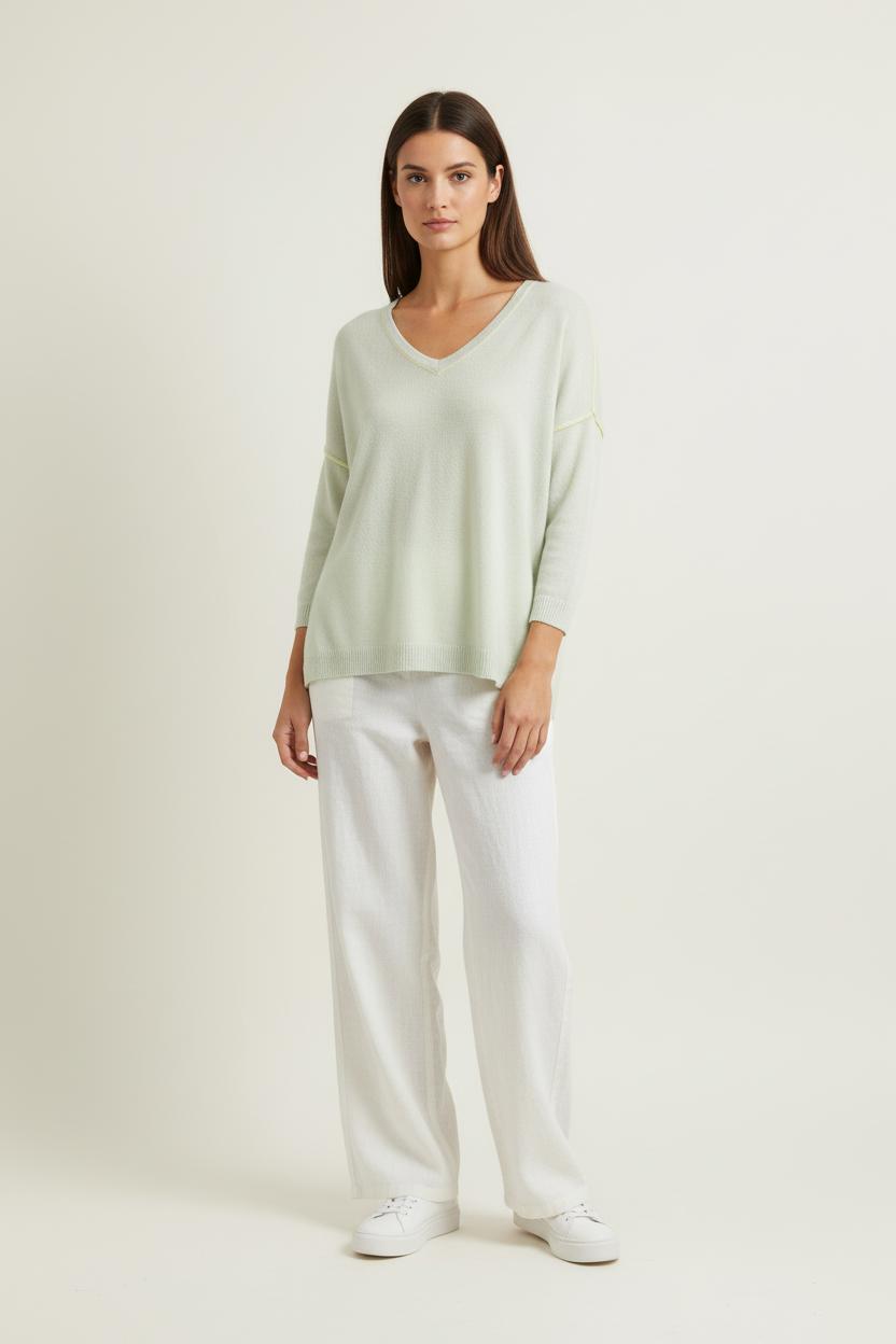 Pull Vert - Taille S/36 de la marque Weill | PARAD99376 - Vendu par Paradigme - Image 1