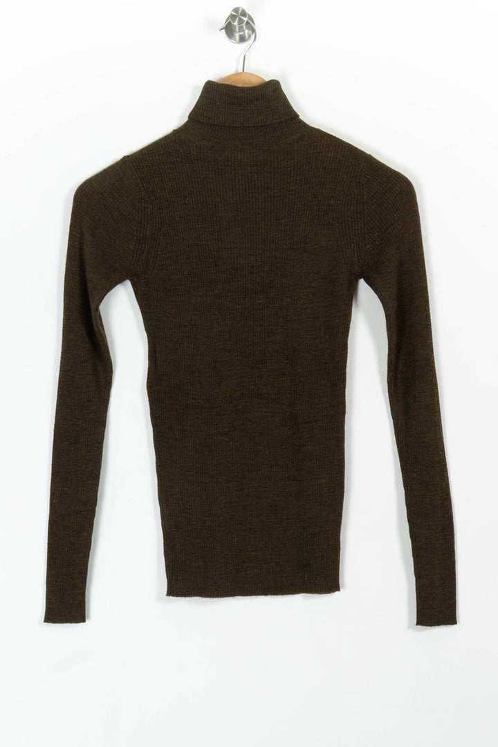 Pull Col Roulé Marron - Taille XS/34 de la marque Kookai | PARAD99381 - Vendu par Paradigme - Image 4