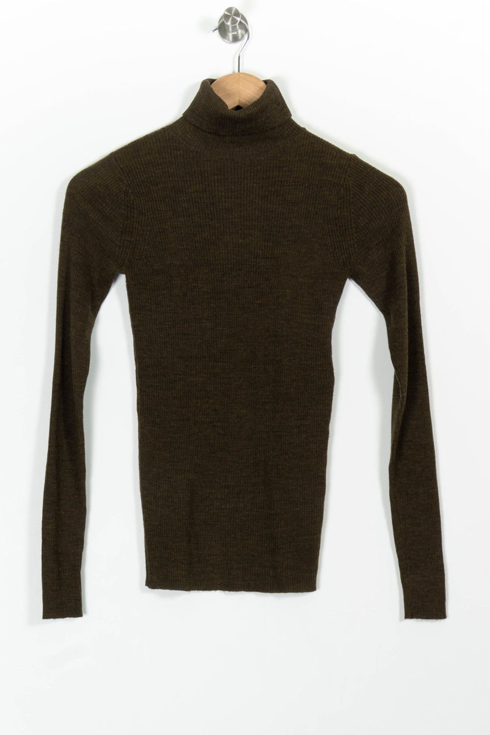 Pull Col Roulé Marron - Taille XS/34 de la marque Kookai | PARAD99381 - Vendu par Paradigme - Image 2
