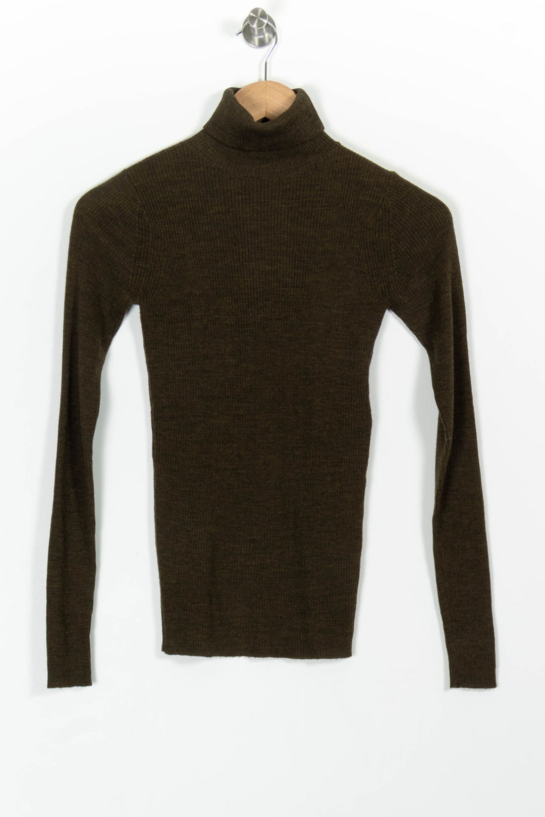 Pull Col Roulé Marron - Taille XS/34 de la marque Kookai | PARAD99381 - Vendu par Paradigme - Image 2