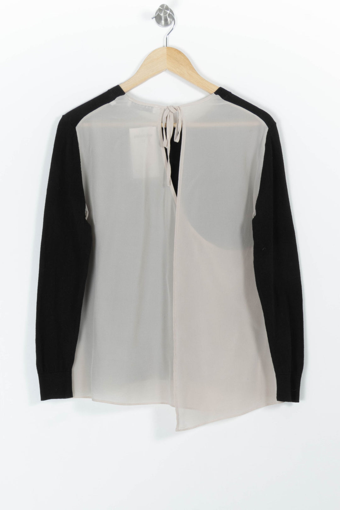 Pull Noir et Beige - Taille S/36 de la marque Sandro | PARAD99386 - Vendu par Paradigme - Image 4