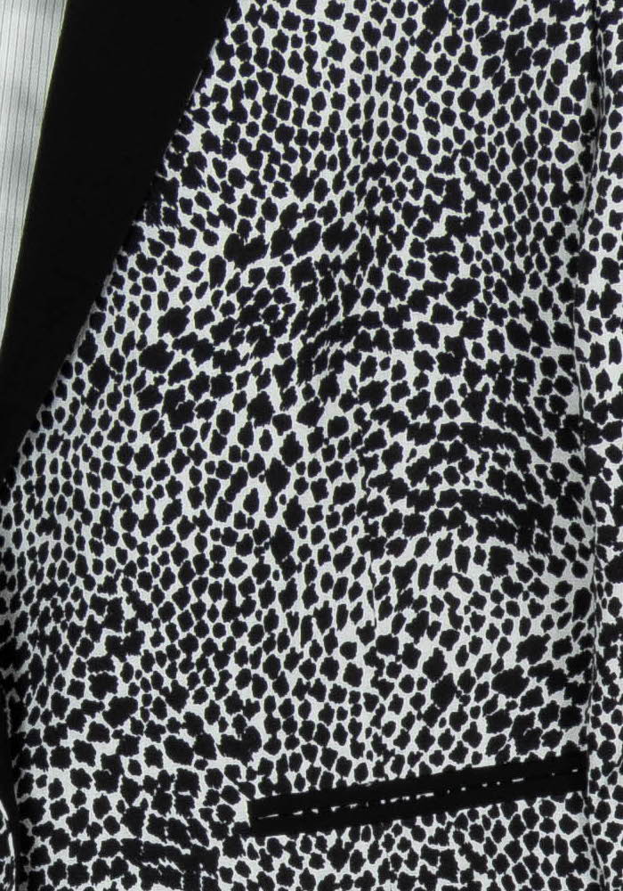 Blazer Noir et Blanc - Taille M/38 de la marque Sandro | PARAD99387 - Vendu par Paradigme - Image 3