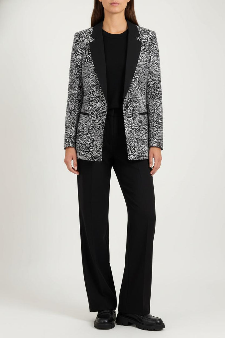 Blazer Noir et Blanc - Taille M/38 de la marque Sandro | PARAD99387 - Vendu par Paradigme - Image 1