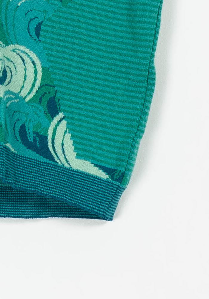 Débardeur Vert et Bleu - Taille M/38 de la marque Heimstone | PARAD99390 - Vendu par Paradigme - Image 3