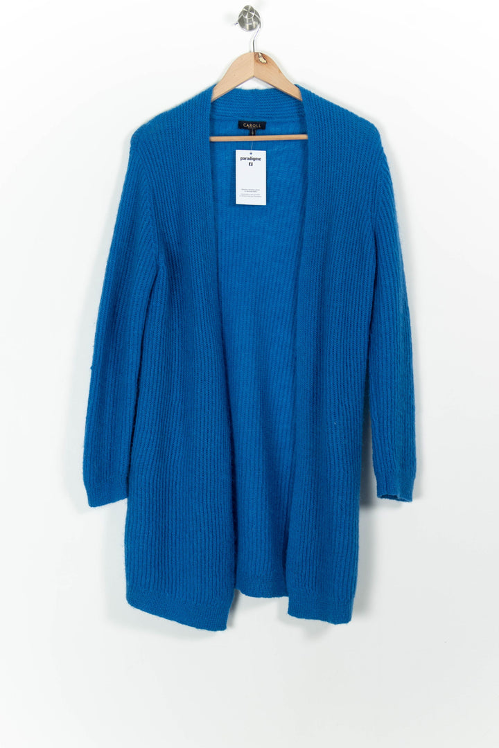Cardigan Bleu - Taille S/36 de la marque Caroll | PARAD99392 - Vendu par Paradigme - Image 2