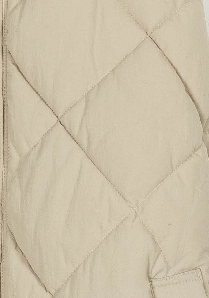 Doudoune Sans Manches Beige - Taille S/36 de la marque Barbour | PARAD99393 - Vendu par Paradigme - Image 3