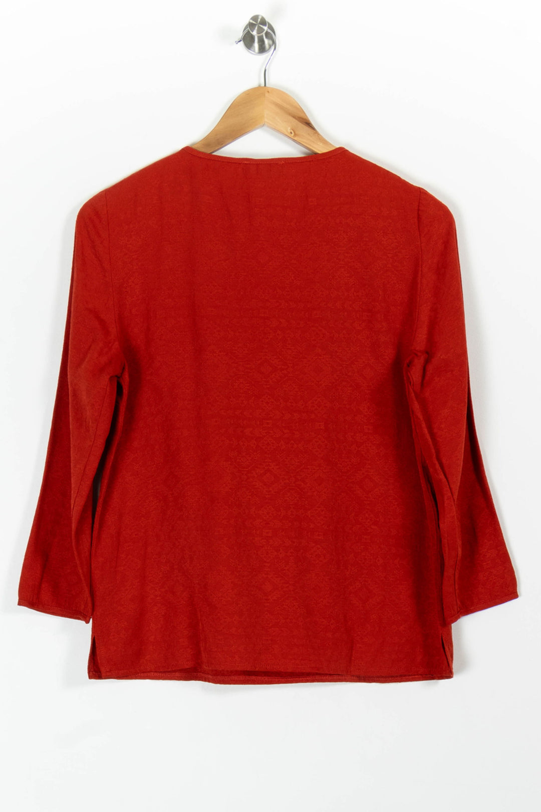 Blouse Rouge - Taille S/36 de la marque Caroll | PARAD99398 - Vendu par Paradigme - Image 4