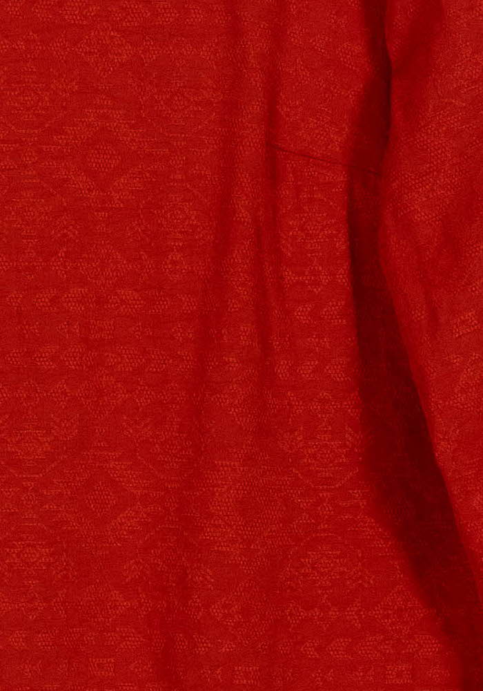 Blouse Rouge - Taille S/36 de la marque Caroll | PARAD99398 - Vendu par Paradigme - Image 3