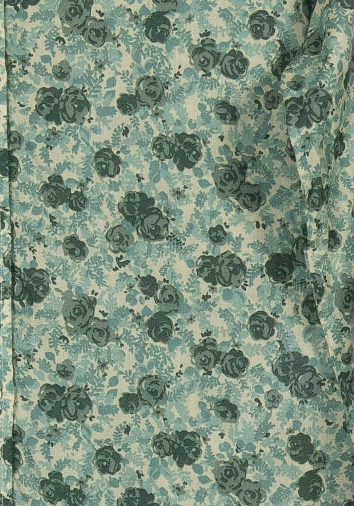 Chemise Fleurie Verte et Beige - Taille XS/34 de la marque Sézane | PARAD99401 - Vendu par Paradigme - Image 3
