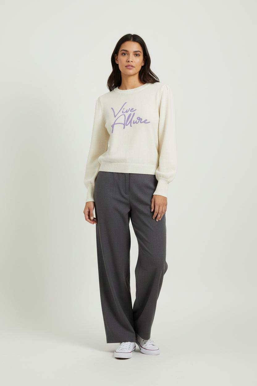 Pull Blanc - Taille S/36 de la marque Suncoo | PARAD99402 - Vendu par Paradigme - Image 1