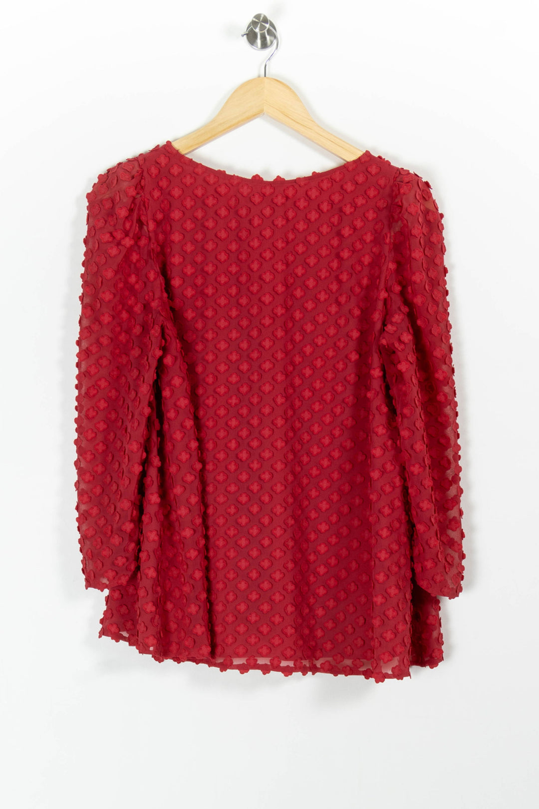Blouse Rouge - Taille L/40 de la marque Claudie Pierlot | PARAD99403 - Vendu par Paradigme - Image 4